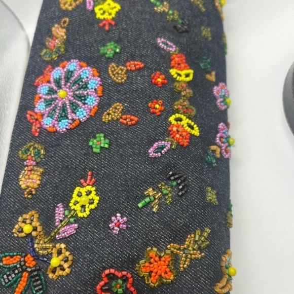 Fendi Denim Beaded BaguetteSOLD - Picture 6 of 15